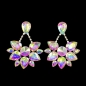 Crystal Diamante Boat Earring E10