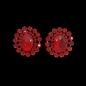 Crystal Button Diamante Earring Crystal Button Diamante Earring