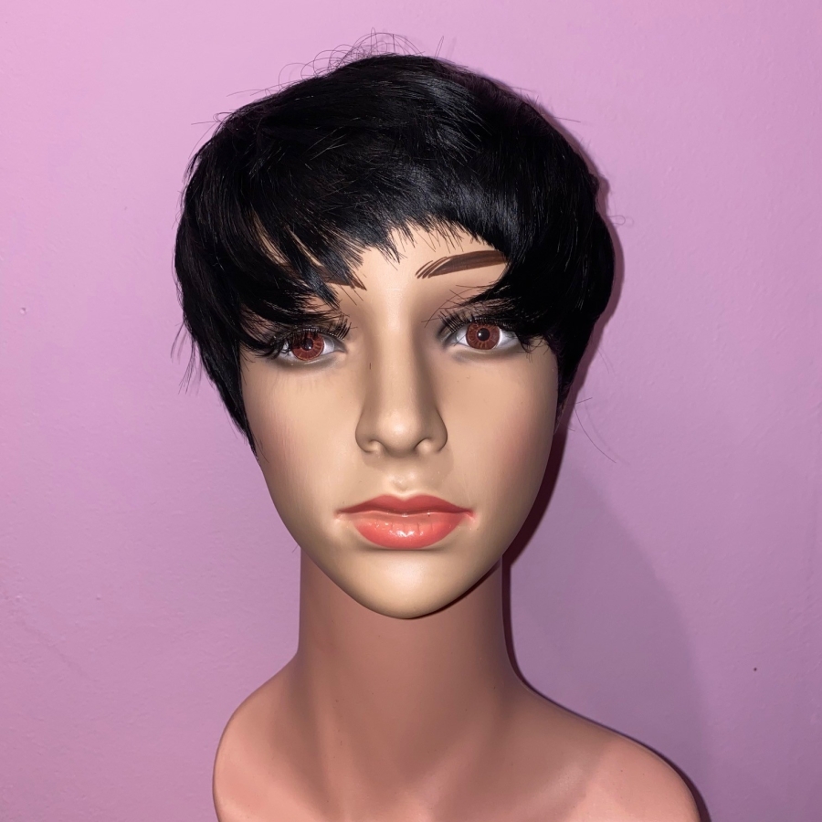 Black Liza Short Synthetic Wig