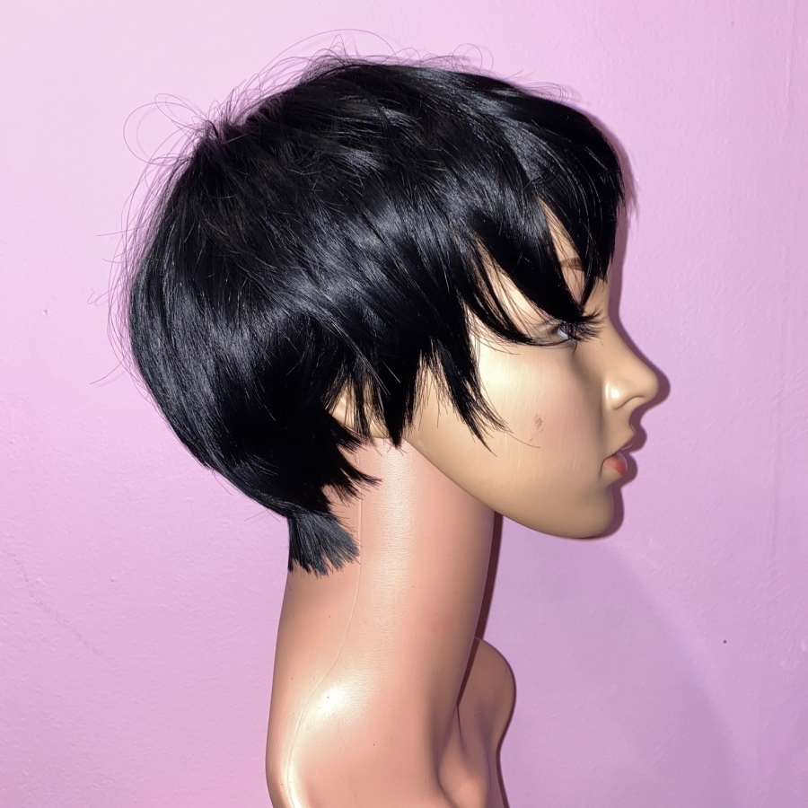 Black Liza Short Synthetic Wig