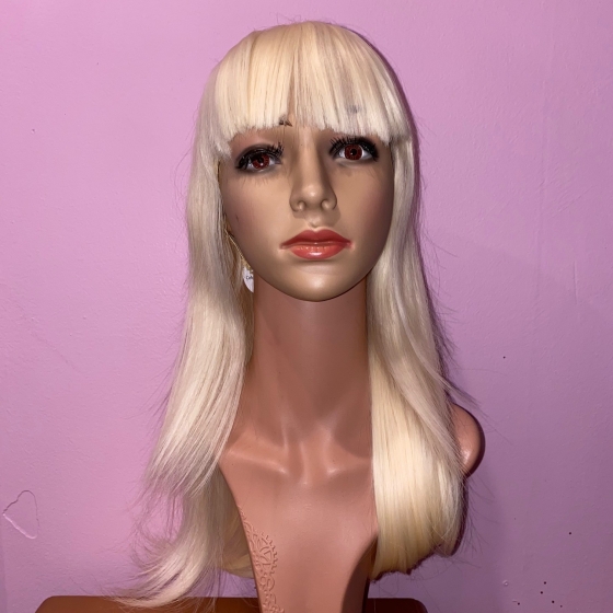 Madelyn Blonde Long Synthetic Wig
