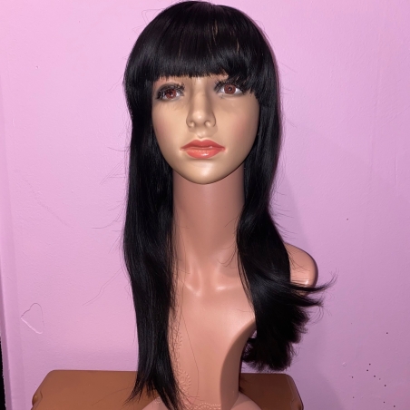 Madelyn Black Long Synthetic Wig