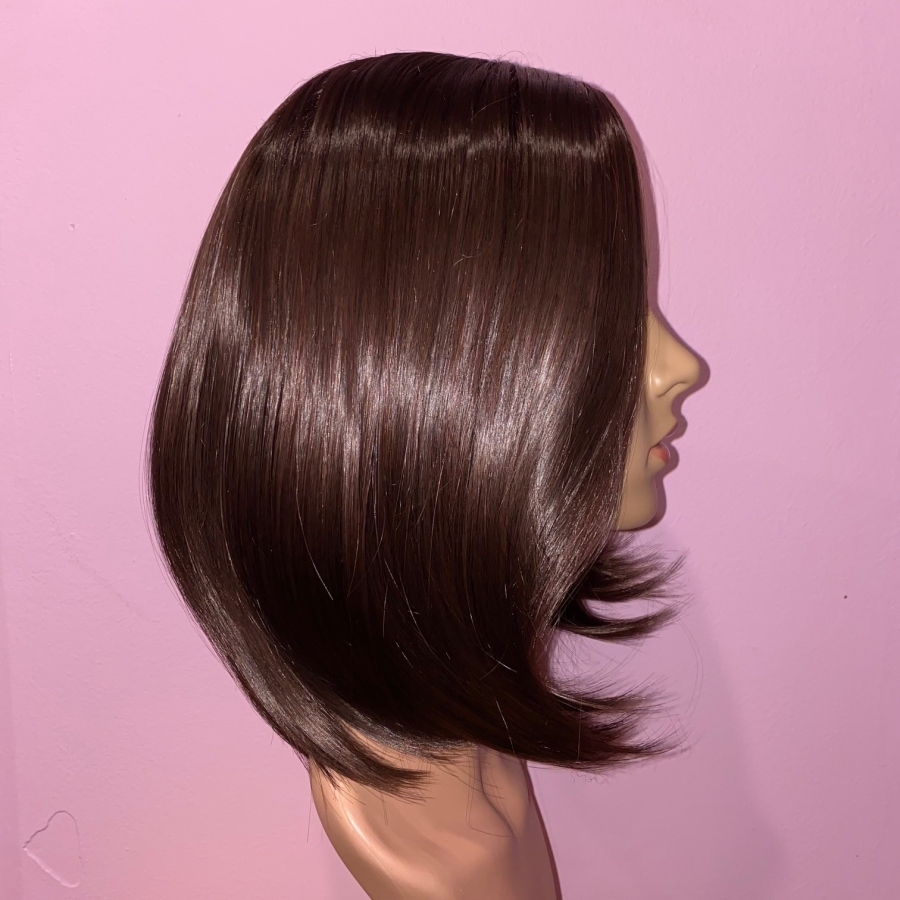 Barbara Dark Brown Mid Length Synthetic Wig