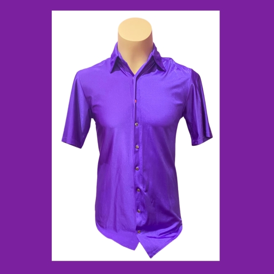 Hire-Purple Lycra Shirt