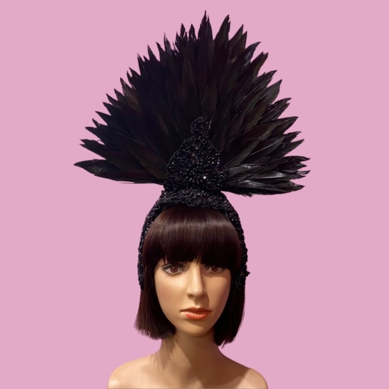 Showgirl Feathered Headpiece