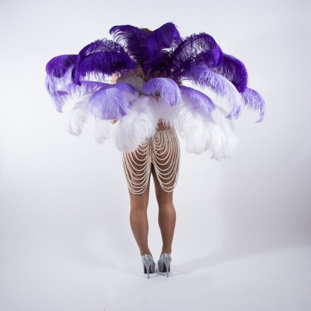 Hire-Ostrich Feather Backpack