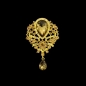 Sovereign Rhinestone Brooch