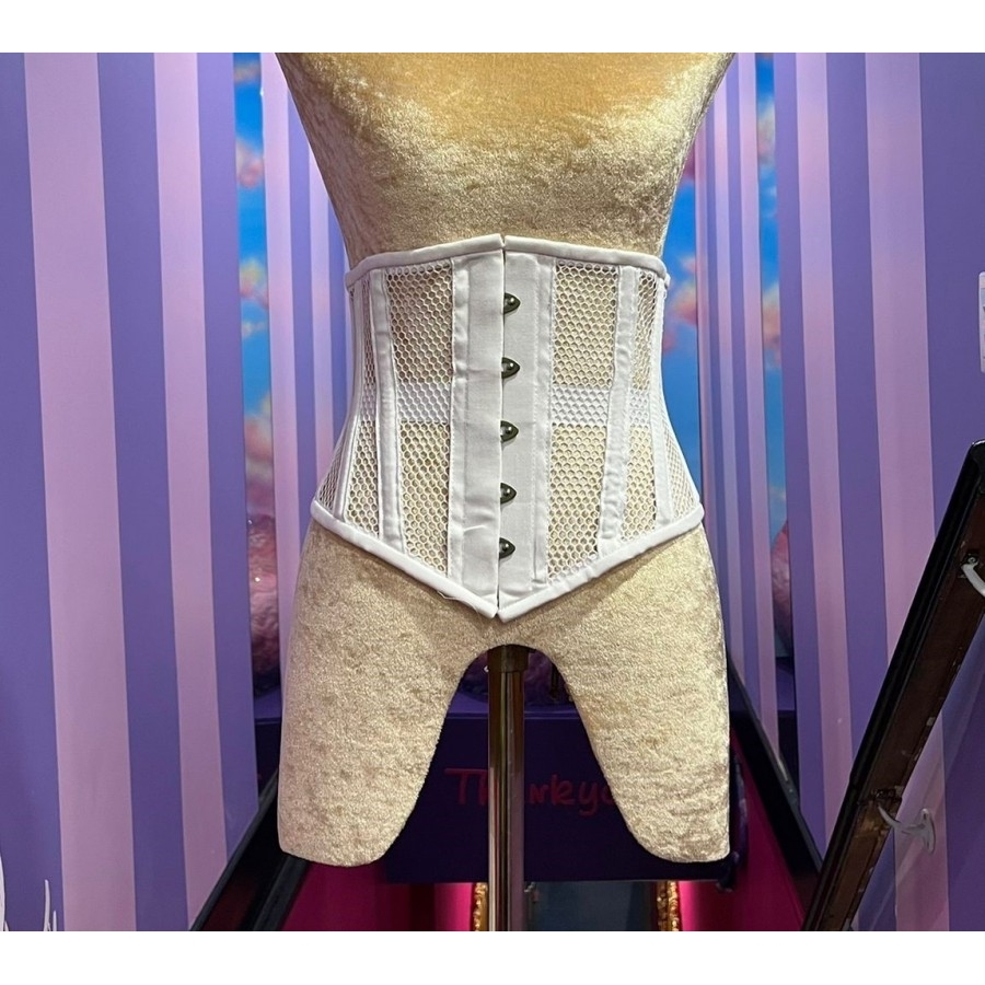 White Mesh Cincher