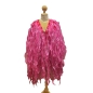 Hire-Seaweed Crystal Organza Jacket with Sequin Trim