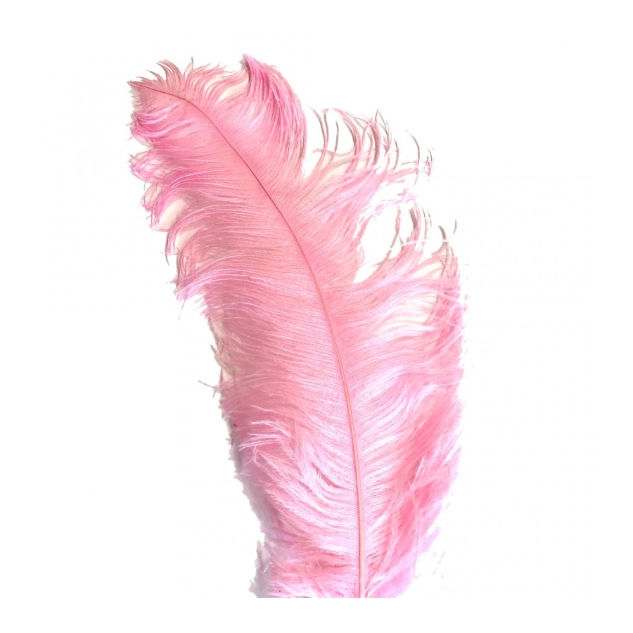 Candy Pink Ostrich Feather Plume 50-55 cm