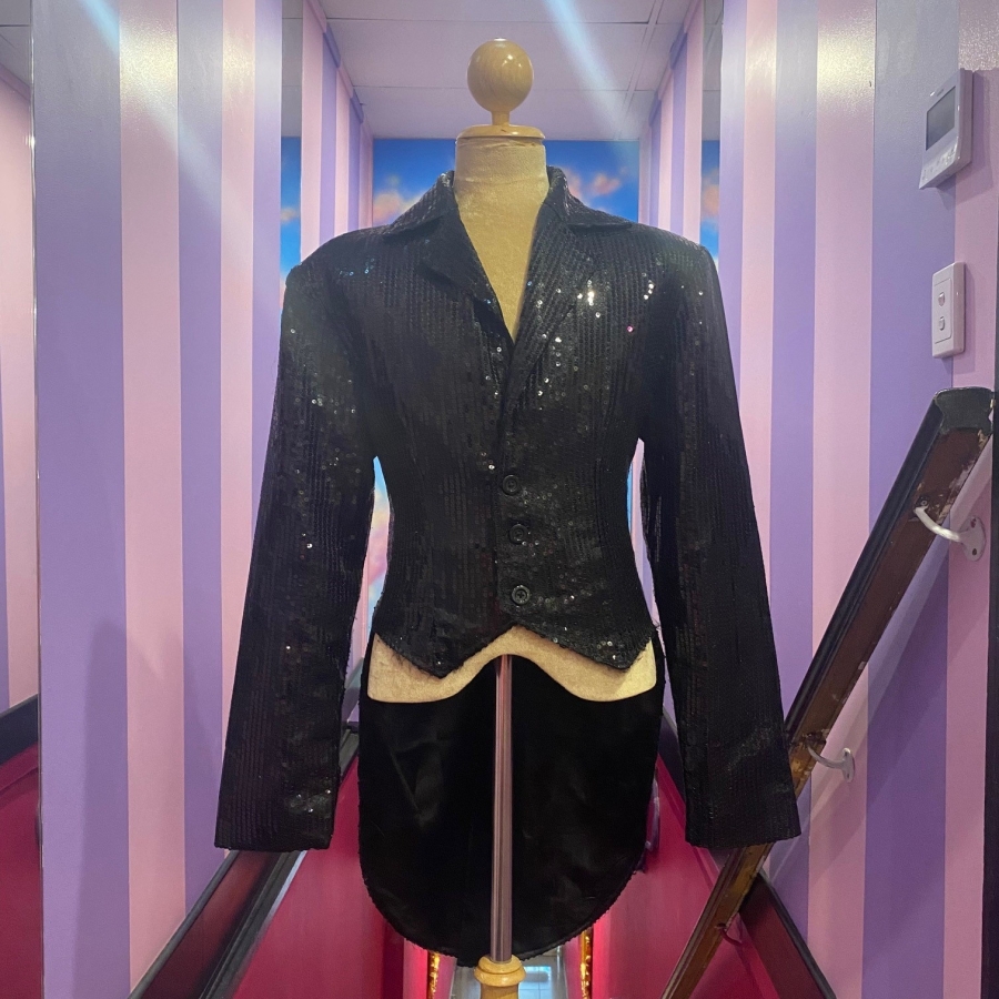 Black Sequin Tails  Jacket