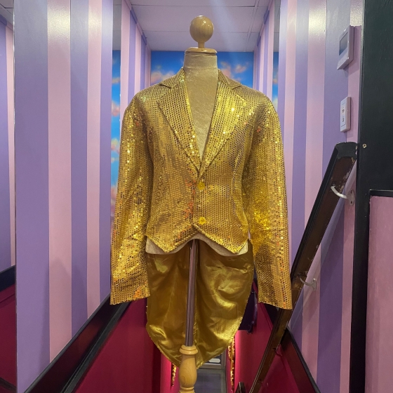 Gold Sequin Tails  Jacket