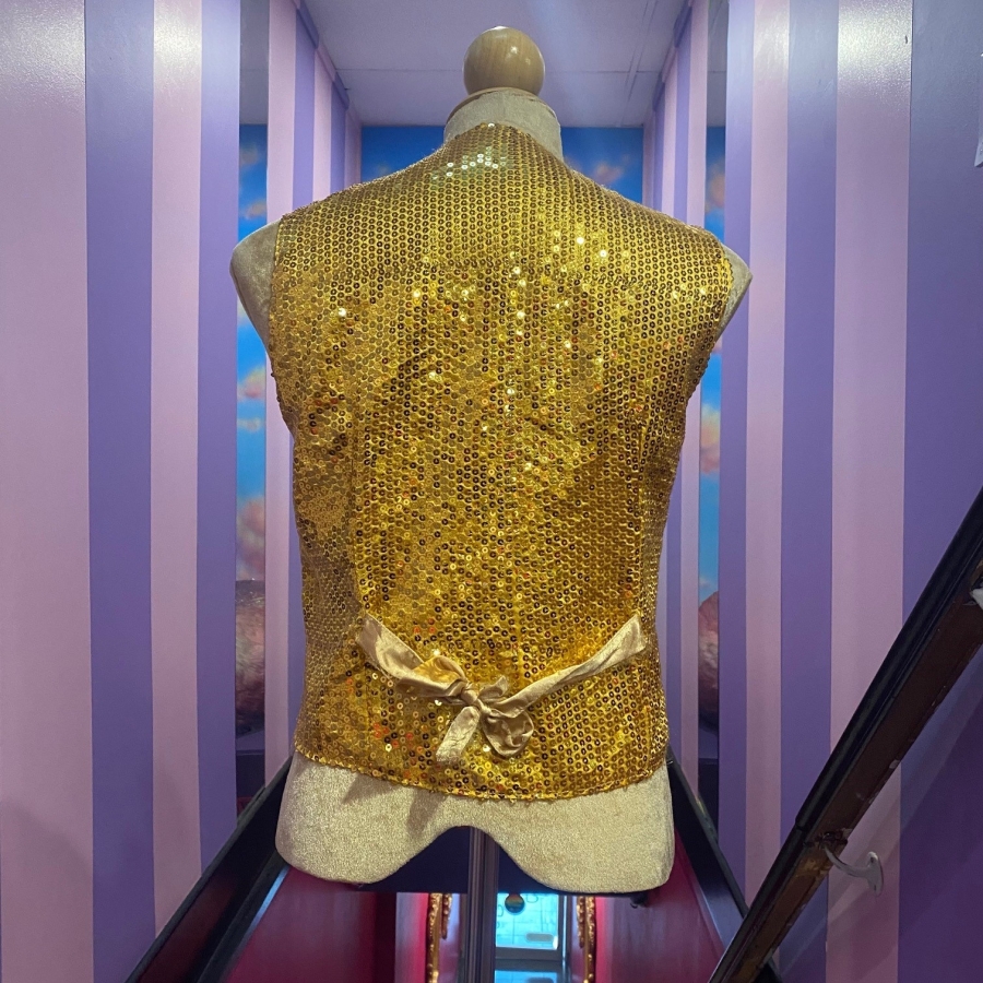 Gold Sequin Vest