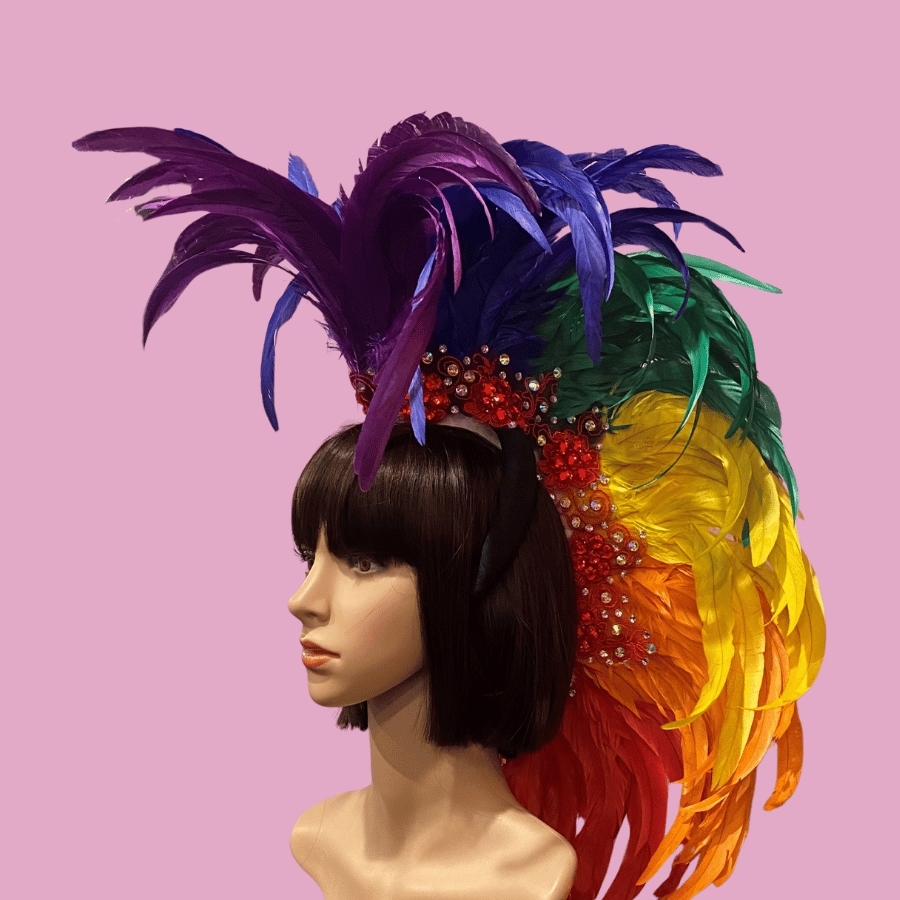 Rainbow Feather Mohawk