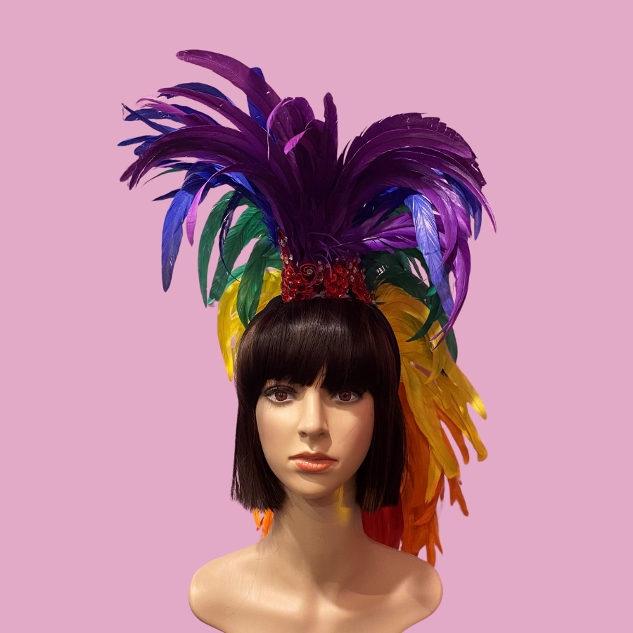 Rainbow Feather Mohawk