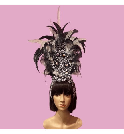 Hire-Majestic Feathered Headpiece