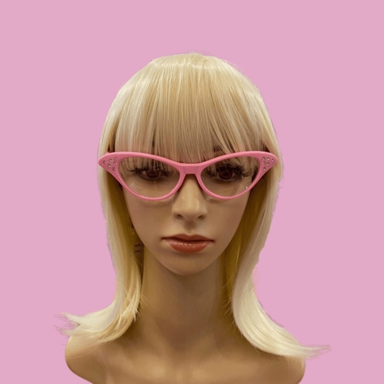 Light Pink Cat Diamante Sunglasses