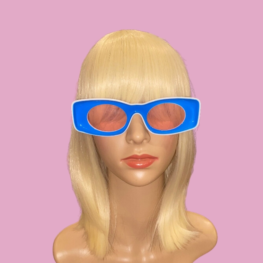 Mod Deluxe Sunglasses Blue & White