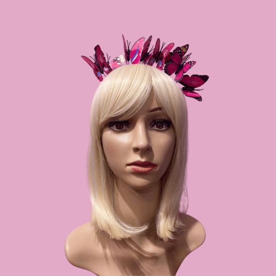 Butterfly Headband Pink