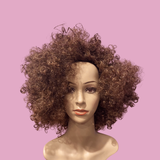 Brown Deluxe Afro Wig