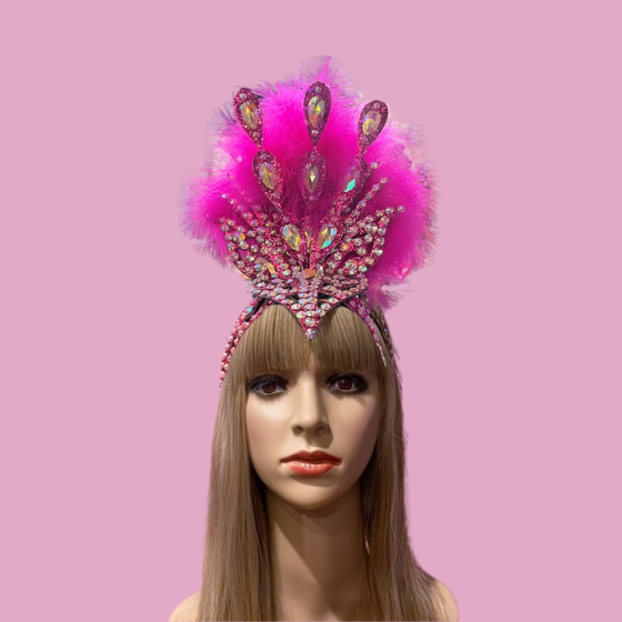 Hot Pink Mini Butterfly Headpiece