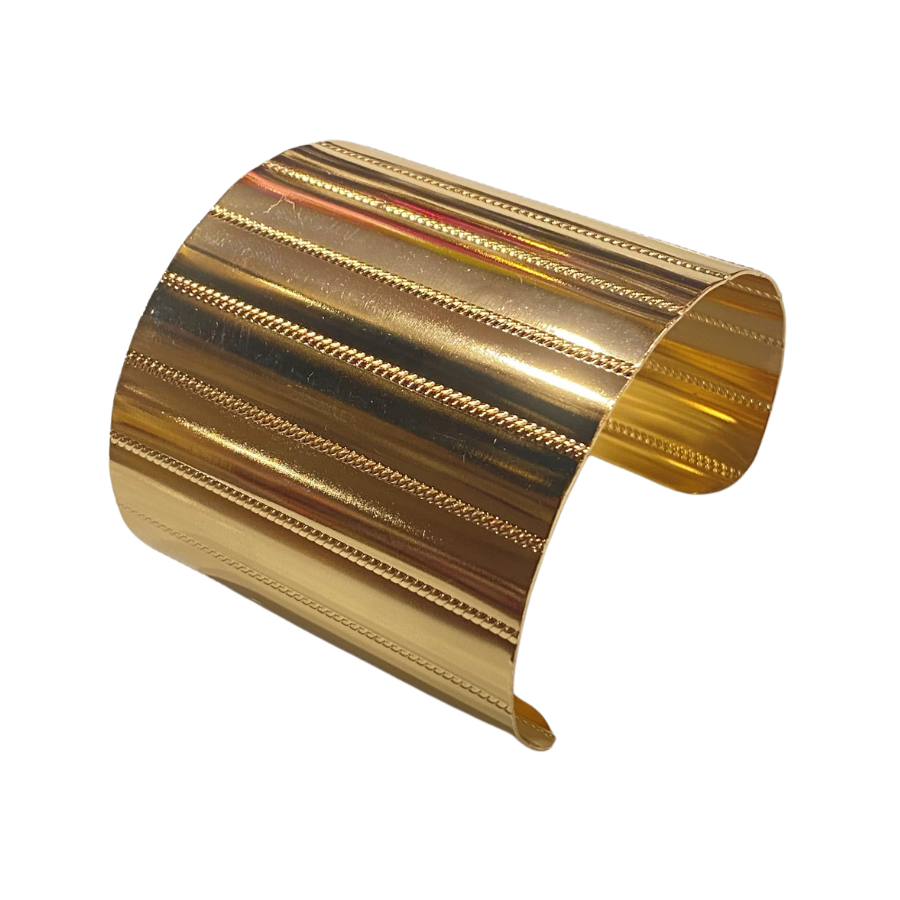 Gold Metal Cuff (Style 7)