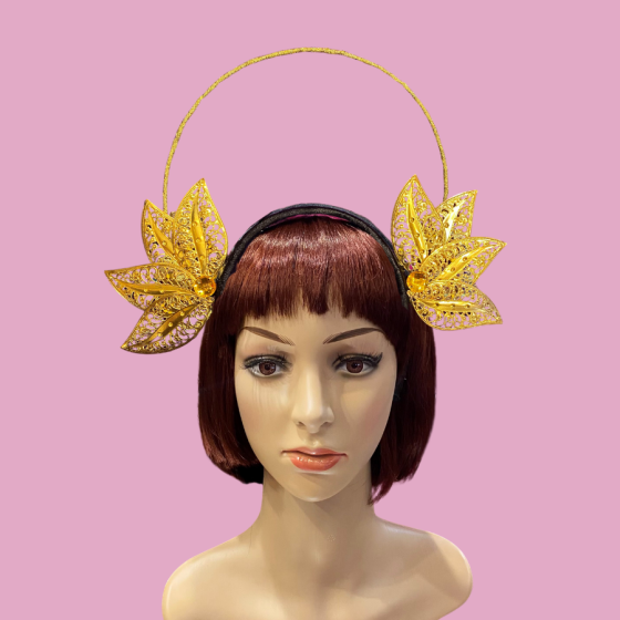 Gold Leaf Grecian Style Headband