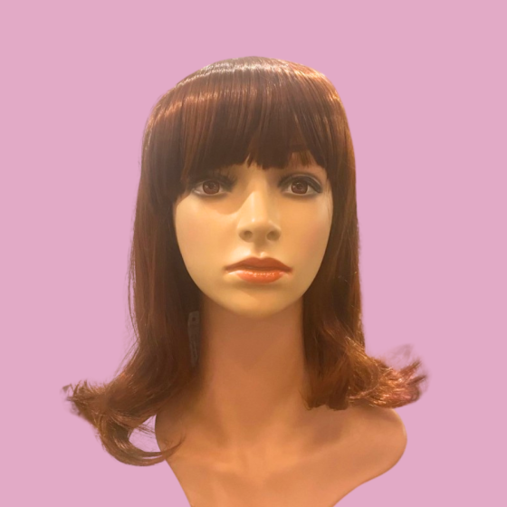 Amelia Auburn Mid Length Synthetic Wig