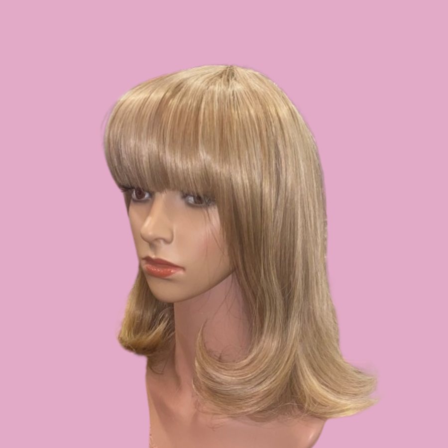 Amelia Honey Blonde Mid Length Synthetic Wig