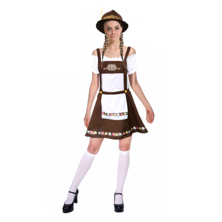 Brown Beer Girl Oktoberfest Costume