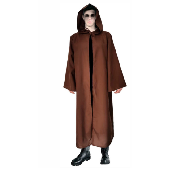 Grave Keeper Brown Robe Halloween Costume