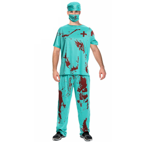 Zombie Surgeon Halloween Costume