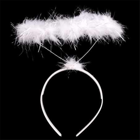 Feather Tinsel Halo Headband