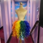 Rainbow Crystal Organza Bustle Seaweed Skirt Rainbow Crystal Organza Bustle Seaweed Skirt