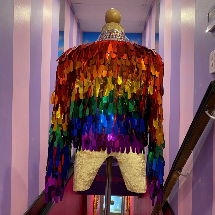 Rainbow Pride Teardrop Sequin Jacket