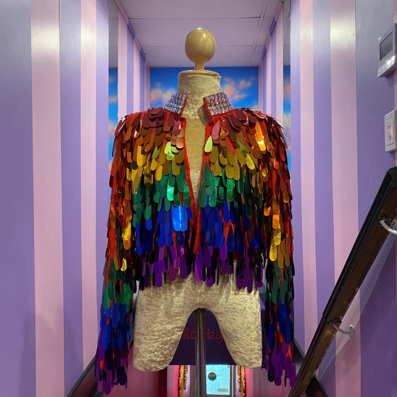 Rainbow Pride Teardrop Sequin Jacket