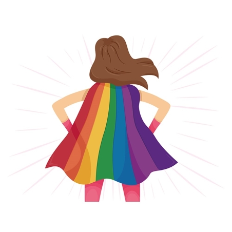 Rainbow Pride Cape