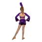 Purple "Shake Your Groove Thing" Child Jazz/Tap Costume