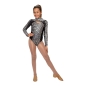 Black-Silver "Lets Get Loud" Child Jazz/Tap Costume Black-Silver "Lets Get Loud" Child Jazz/Tap Costume