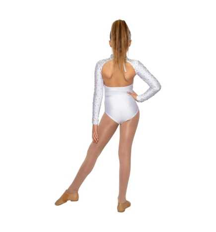 White-Silver "Lets Get Loud" Child Jazz/Tap Costume