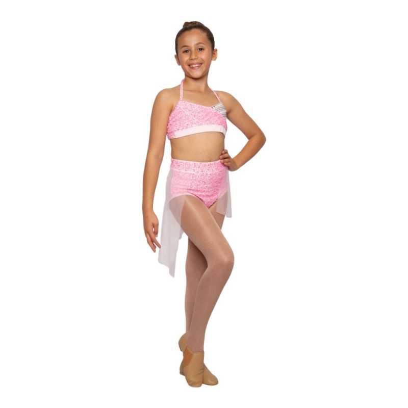 Light Pink "Isabelle" Child Contemporary/Lyrical Dance Costume Light Pink "Isabelle" Child Contemporary/Lyrical Dance Costume