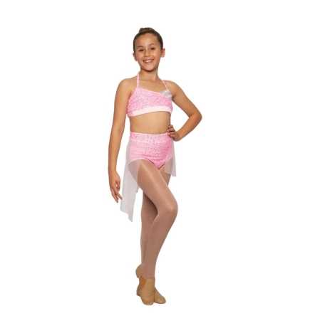 Light Pink "Isabelle" Child Contemporary/Lyrical Dance Costume