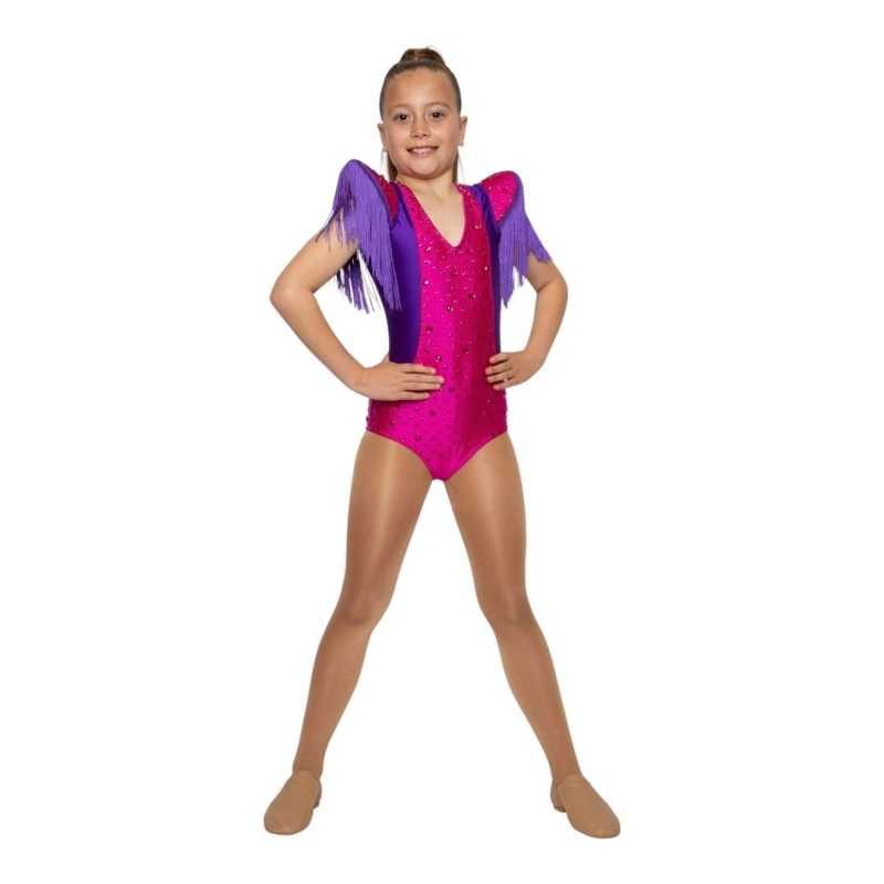 Hot Pink-Purple "Brittany" Child Jazz/Tap Dance Costume