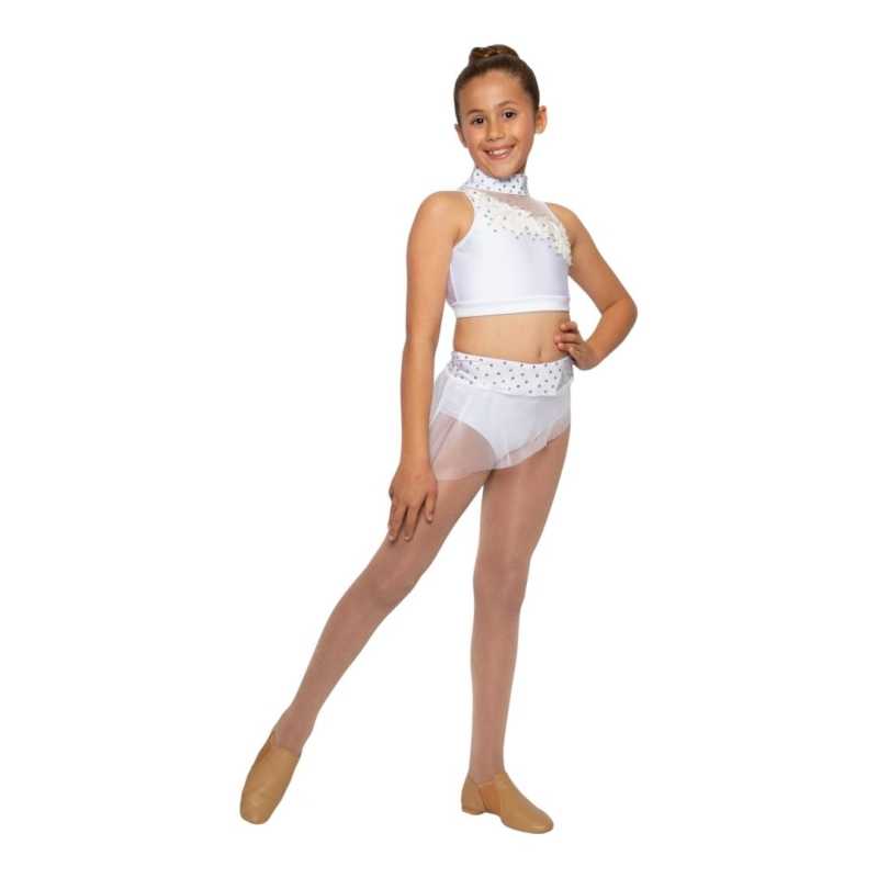 White "Cindy" Child Lyrical/Contemporary Dance Costume White "Cindy" Child Lyrical/Contemporary Dance Costume