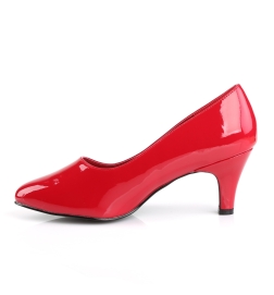 Divine 420 Pump Red Patent Pink Label