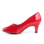 Divine 420 Pump Red Patent Pink Label