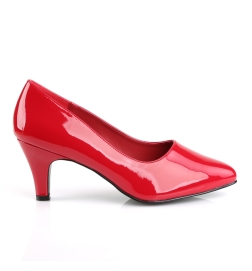 Divine 420 Pump Red Patent Pink Label