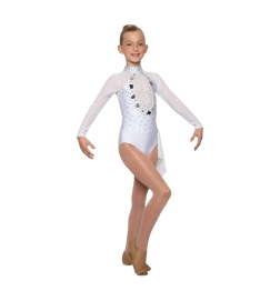 White "Kayla" Child Lyrical/Contemporary Dance Costume