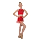 Red "Sinita" Child Lyrical/Contemporary Dance Costume