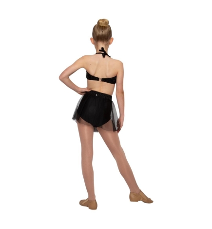 Black "Charlotte" Child Lyrical/Contemporary Dance Costume